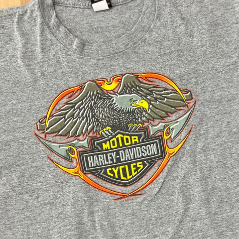 Vintage Harley-Davidson Powertrain Factory Tour T-shirt - Grey